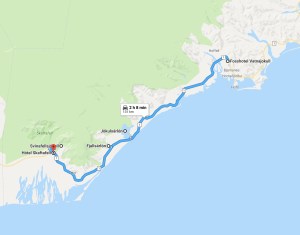 Fosshotel_Vatnajokull__Höfn__Iceland_to_Hótel_Skaftafell__Iceland_-_Google_Maps