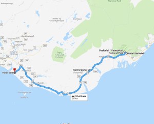 Hótel_Skaftafell_to_Hotel_VOS__Þykkvibær__Iceland_-_Google_Maps